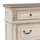 Ashley Realyn 5-Piece Queen Upholstered Bed Set in Chipped White, , large