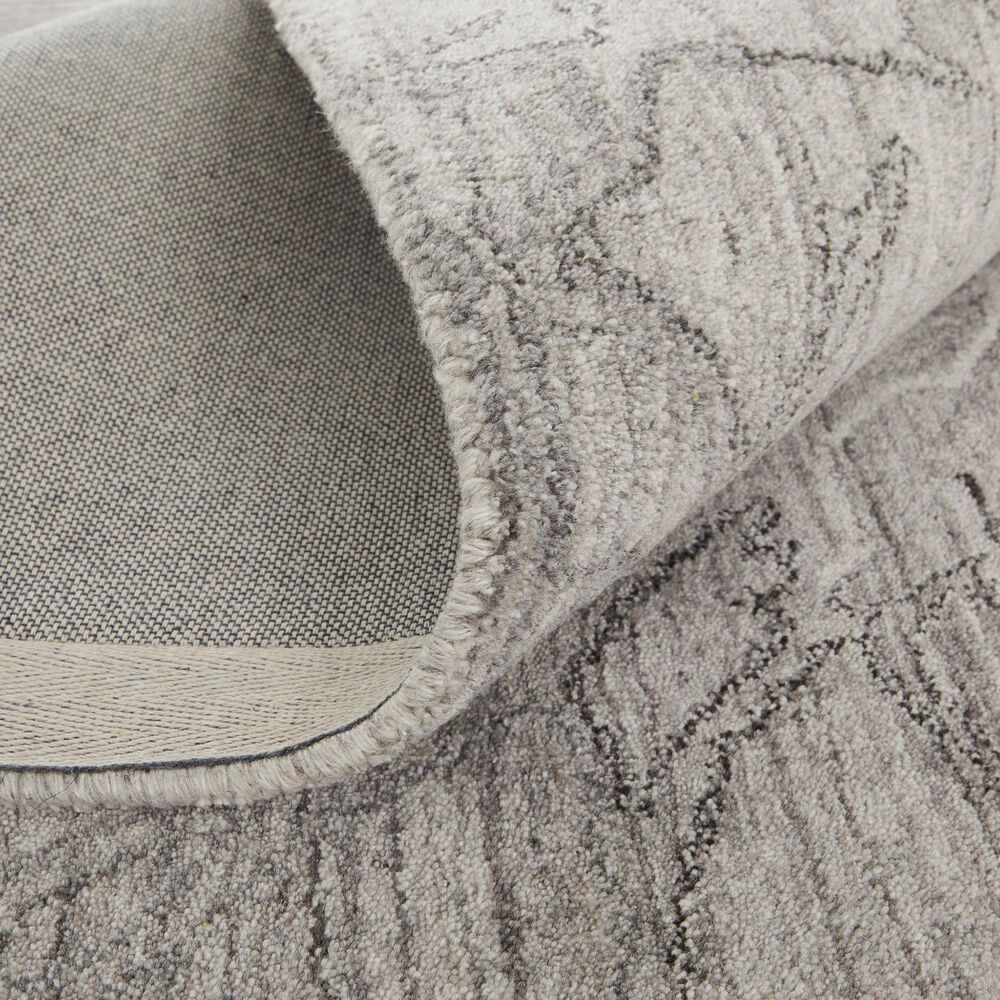 Feizy Whitton 8&#39; x 10&#39; Gray and Ivory Area Rug, , large