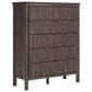 Ashley Pamytta 5-Drawer Wide Chest in Rich Brown, , large