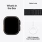 Apple Watch Ultra 3 (GPS+Cellular) 49mm Titanium Case with Alpine Loop - Large in Black and 2-Year AppleCare+, , large