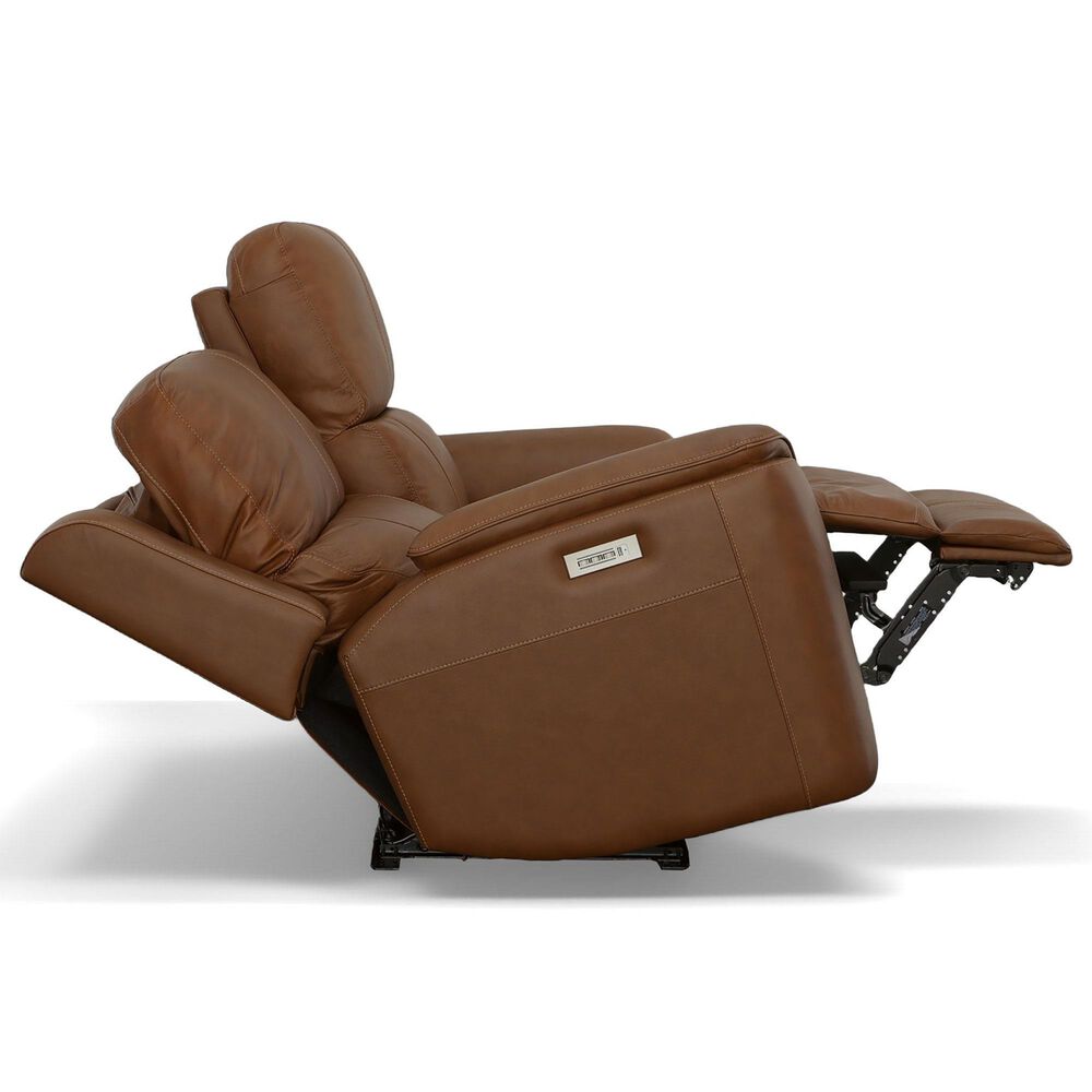 Flexsteel Henry 3-Piece Power Reclining Living Room Set in Caramel, , large