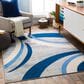 Surya Monaco MOC-2320 6"9" x 9"9" Navy, Silver Gray and Cream Area Rug, , large