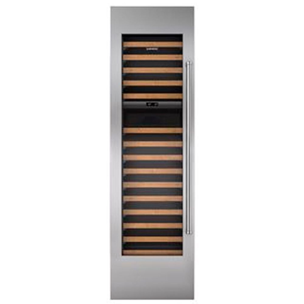 Sub Zero Sub-Zero Integrated Stainless Steel 24" Wine Storage Door Panel with Pro Handle on Left Hinge, , large