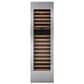 Sub Zero Sub-Zero Integrated Stainless Steel 24" Wine Storage Door Panel with Pro Handle on Left Hinge, , large