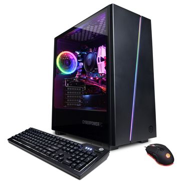 CyberpowerPC Gamer Master Gaming Desktop | AMD Ryzen 7 5700G - 16GB RAM - NVIDIA GeForce RTX 3060 - 1TB SSD in Black, , large
