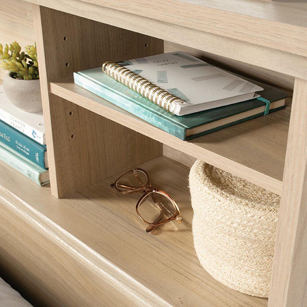Sauder River Ranch Full/Queen Bookcase Headboard in Harvest Walnut, , large