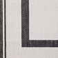 Loloi Easton Onyx and Ivory 5"3" x 7"6" Indoor/Outdoor Area Rug, , large