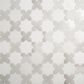 Soho Studio Malta White Star Polished and Cross Matte 6" x 6" Porcelain Tile Kit, , large