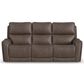 Oxford Furniture Carter 3-Piece Power Reclining Living Room Set in Cappuccino, , large