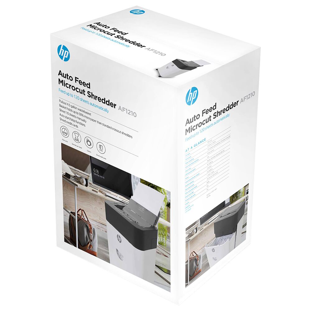 Royal 120 Sheets Autofeed Microcut Shredder in White, , large
