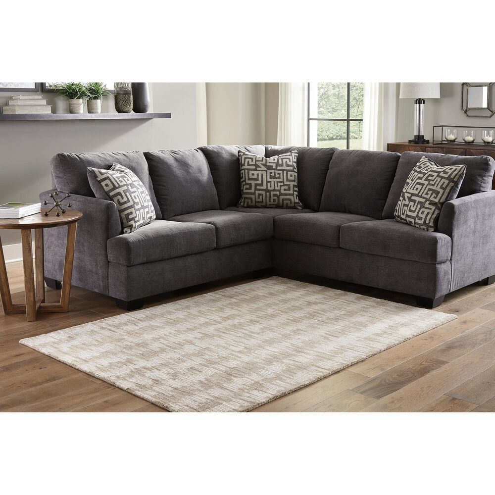 Ashley Abanlane 5&#39; x 7&#39; Brown and Cream Area Rug, , large