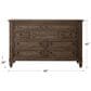 Belle Furnishings Americana Farmhouse 9 Drawer Dresser in Dusty Taupe and Black, , large