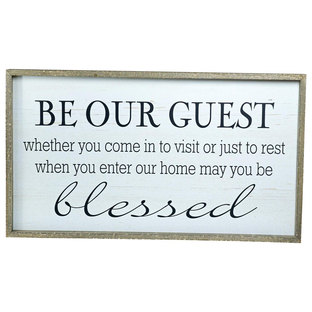 VIP Home and Garden American Mercantile "Guest" Sign, , large