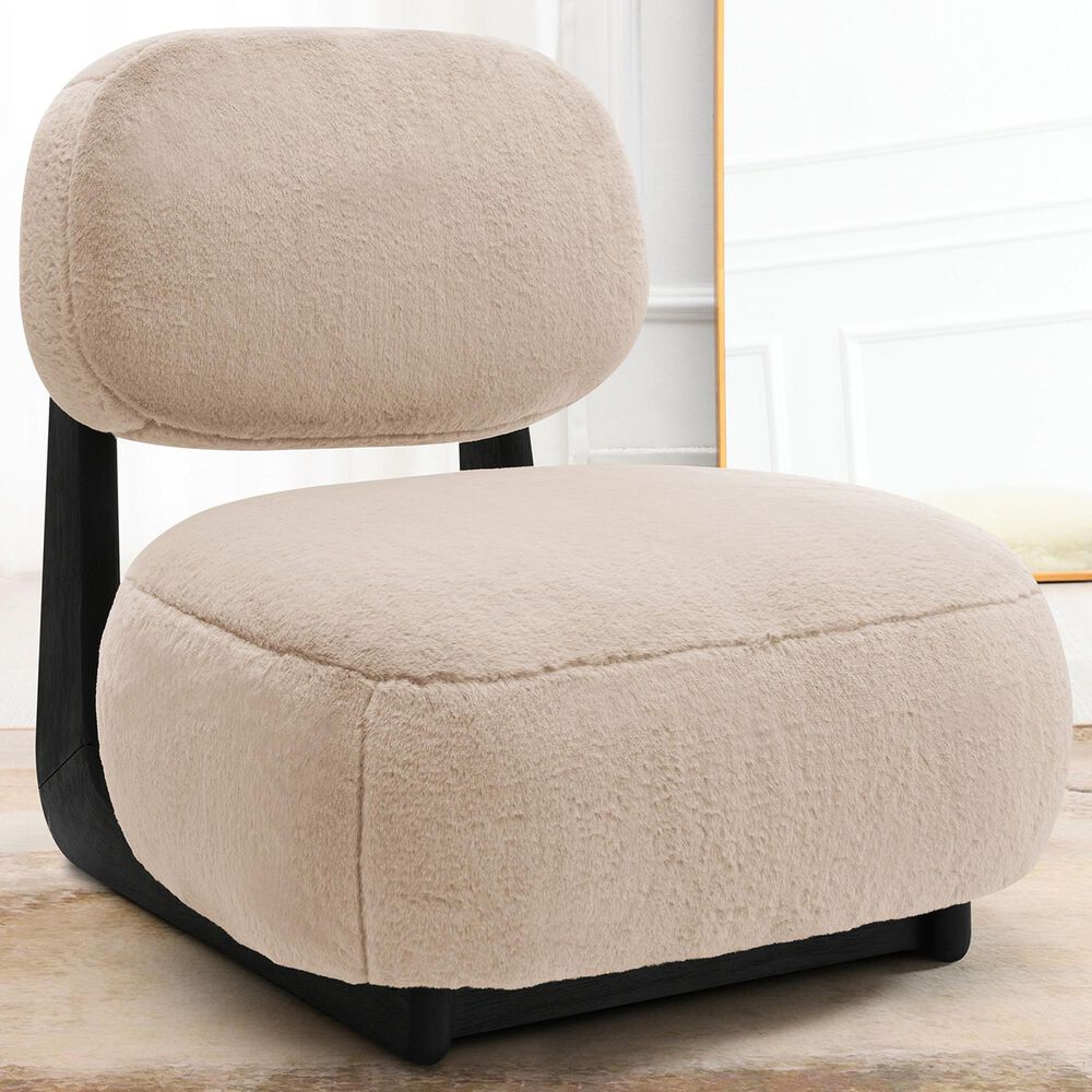 Coaster Duffie Accent Armless Chair in Camel, , large