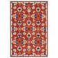 Safavieh Micro-Loop 5" x 8" Rust and Blue Area Rug, , large
