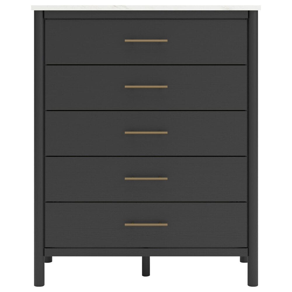 Ashley Cadmori 5-Piece Queen Platform Bedroom Set in Black and White, , large