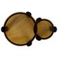 Four Hands Rover Nesting Table in Amber Cast Glass and Black Antique, , large