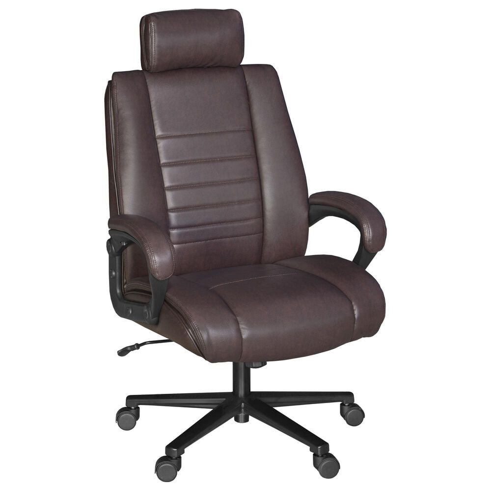 Regency Global Sourcing DuraForce Big and Tall Ergonomic Executive Office Chair in Brown, , large