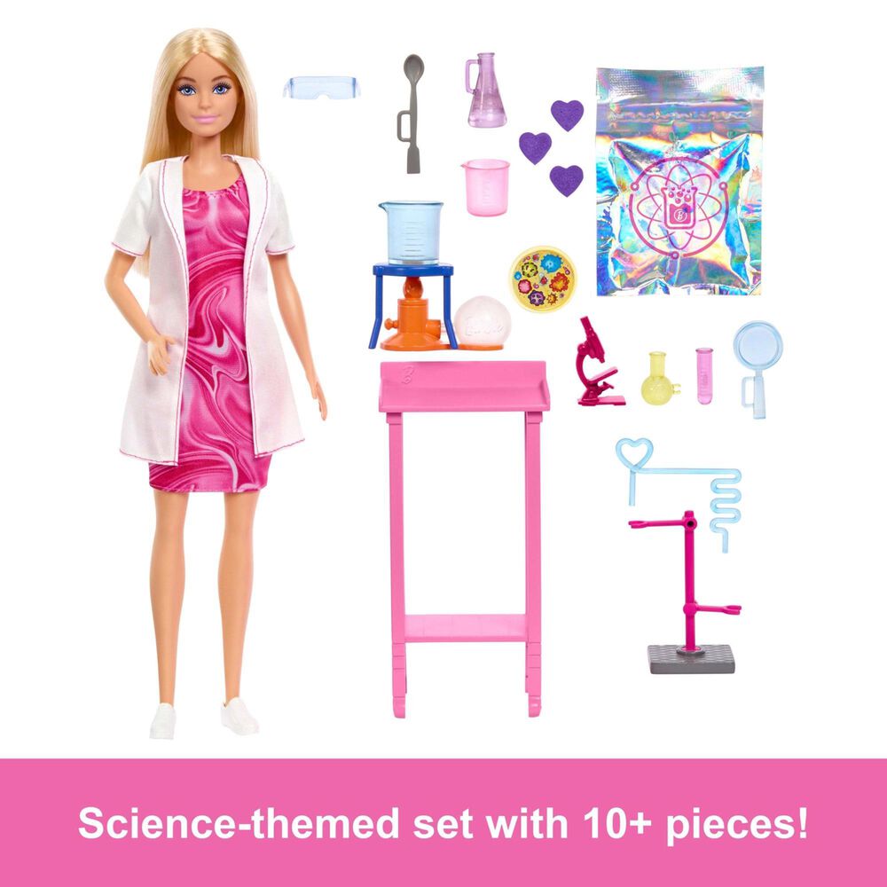 Barbie Scientist Doll with Accessories Set in Multicolor, , large