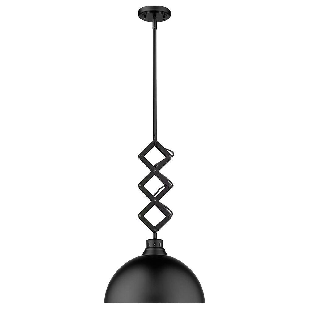 Golden Lighting Hawthorn Medium Pendant in Matte Black, , large