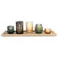 Creative Coop 6-Piece Embossed Candle Holder with Tray Set in Multicolor, , large