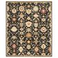 Nourison Antique Bloom Black 10" x 13" Area Rug, , large