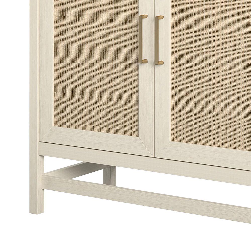 DHP Lystra 2-Door Storage Cabinet in Ivory Oak, , large