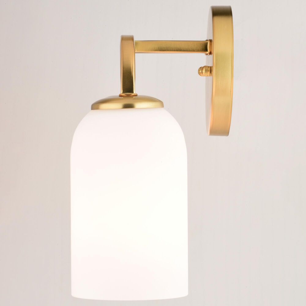Vaxcel Shelby 3-Light Bathroom Vanity in Natural Brass, , large