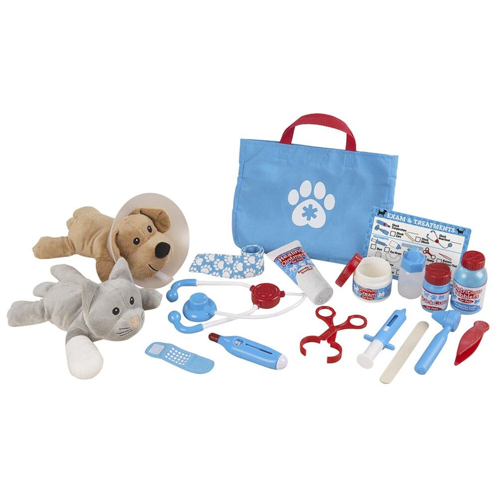 Melissa &amp; Doug Examine and Treat Pet Vet Play Set, , large