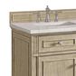 James Martin Vanities Lorelai 60" Double Vanity in Whitewashed Oak with 3 cm Eternal Jasmine Pearl Quartz Top, , large