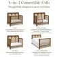 DaVinci Eloise 4-in-1 Convertible Crib in Natural Walnut, , large