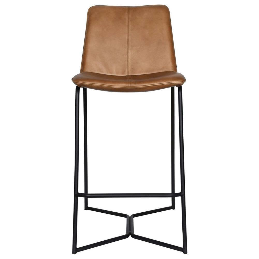 Home Trends &amp; Design Essex Morgan Counter Stool with Taupe Cushion in Black, , large