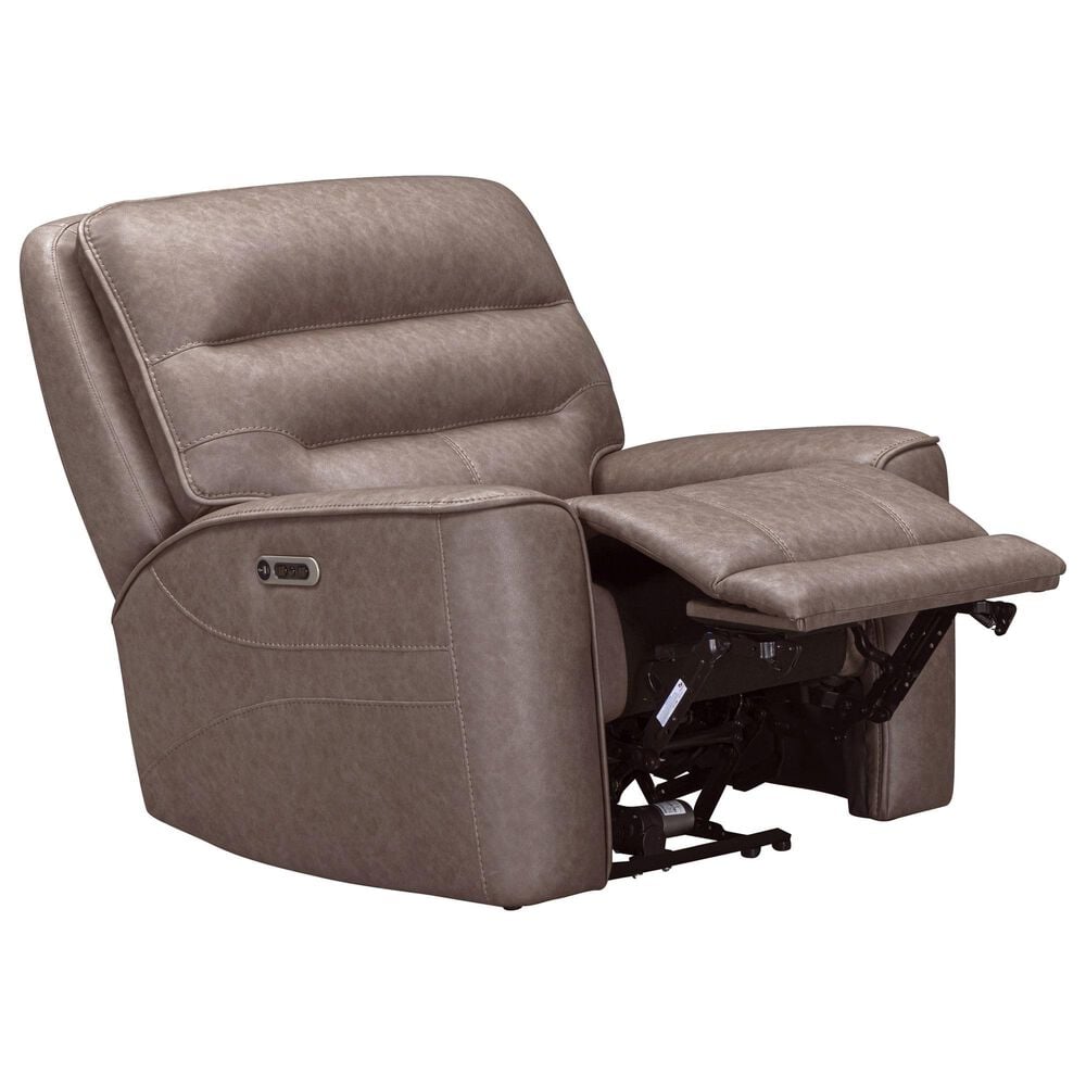 Simeon Collection Lawson Power Recliner in Sydney Brunette, , large