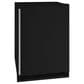 U-Line 5.7 Cu. Ft. Built-in Refrigerator in Black Solid, , large