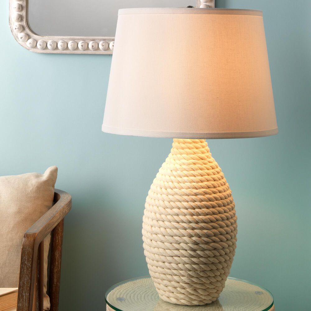 Splendor Living Langley Table Lamp in Off-White, , large