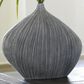 Ashley Donya 13" Vase in Antiqued Black, , large