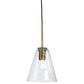 Ashley Collbrook Pendant Light in Brass and Antiqued Black, , large