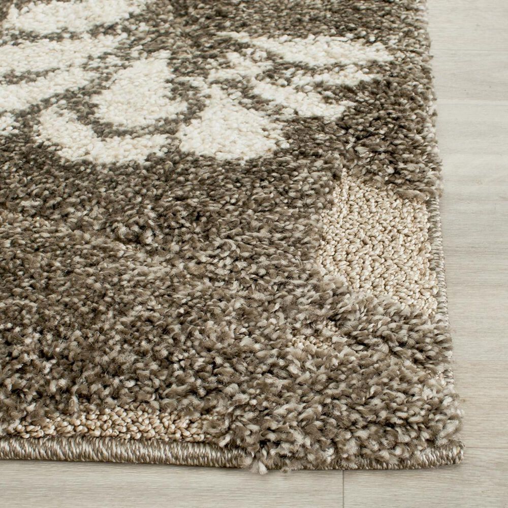 Safavieh Florida Shag SG459-7913-29 2&#39;3&quot; x 9&#39; Smoke/Beige Runner, , large
