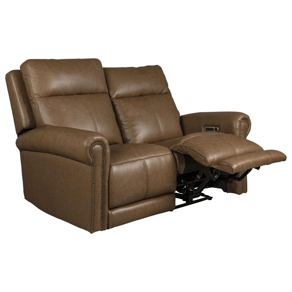 Flexsteel Alexander Power Reclining Loveseat Headrest and Lumbar in Tawny, , large