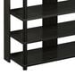 HOMLUX 5-Tier Shoe Rack in Espresso and Black, , large