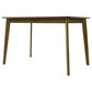 Armen Living Amaris 5-Piece Rectangular Dining Set with Sand Upholstery in Walnut, , large