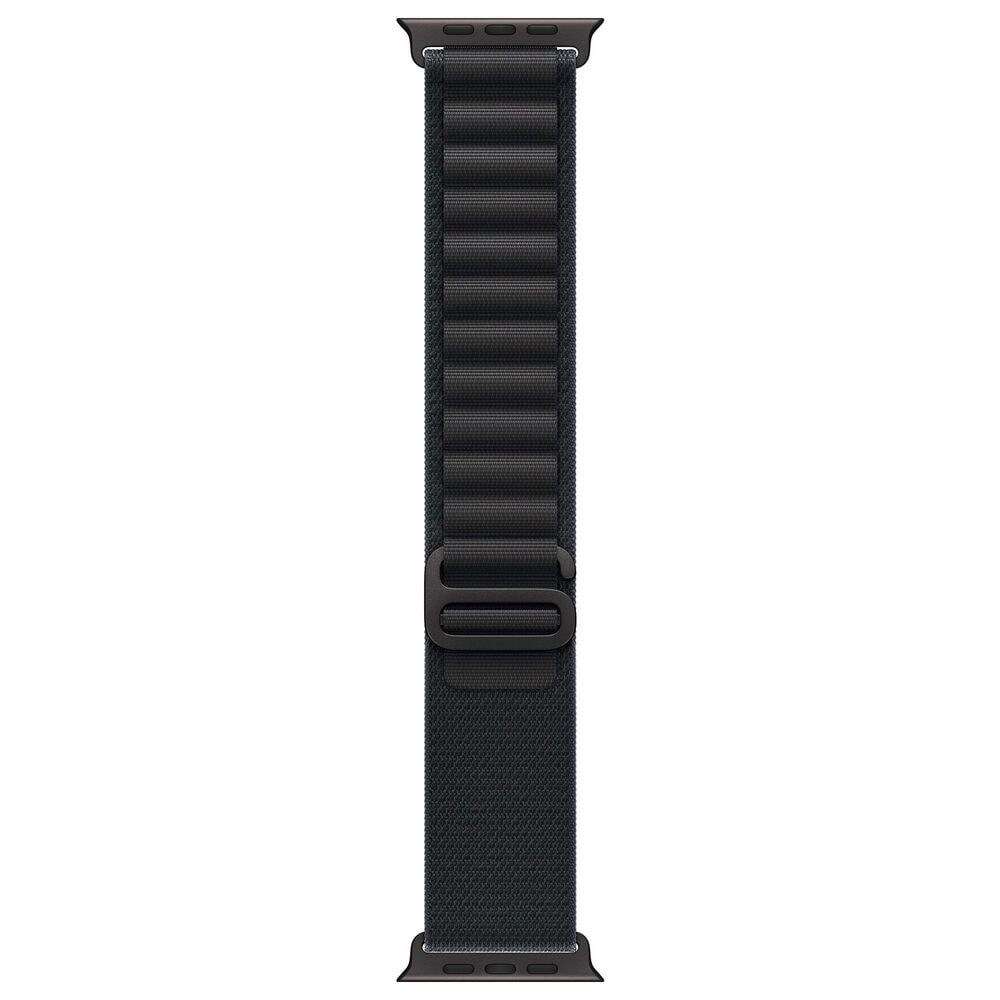 Apple Watch Ultra 3 (GPS+Cellular) 49mm Titanium Case with Alpine Loop - Small in Black and 2-Year AppleCare+, , large