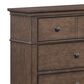 Riva Ridge Oxford 6-Drawer Dresser with Mirror in Cocoa, , large