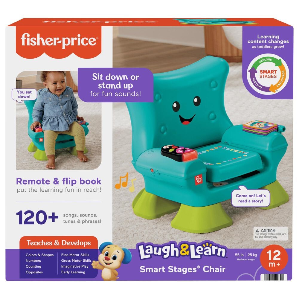 Fisher Price Laugh and Learn Smart Stages Chair in Multicolor, , large