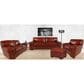 Sienna Designs Macco Leather Arm Chair in Chestnut, , large