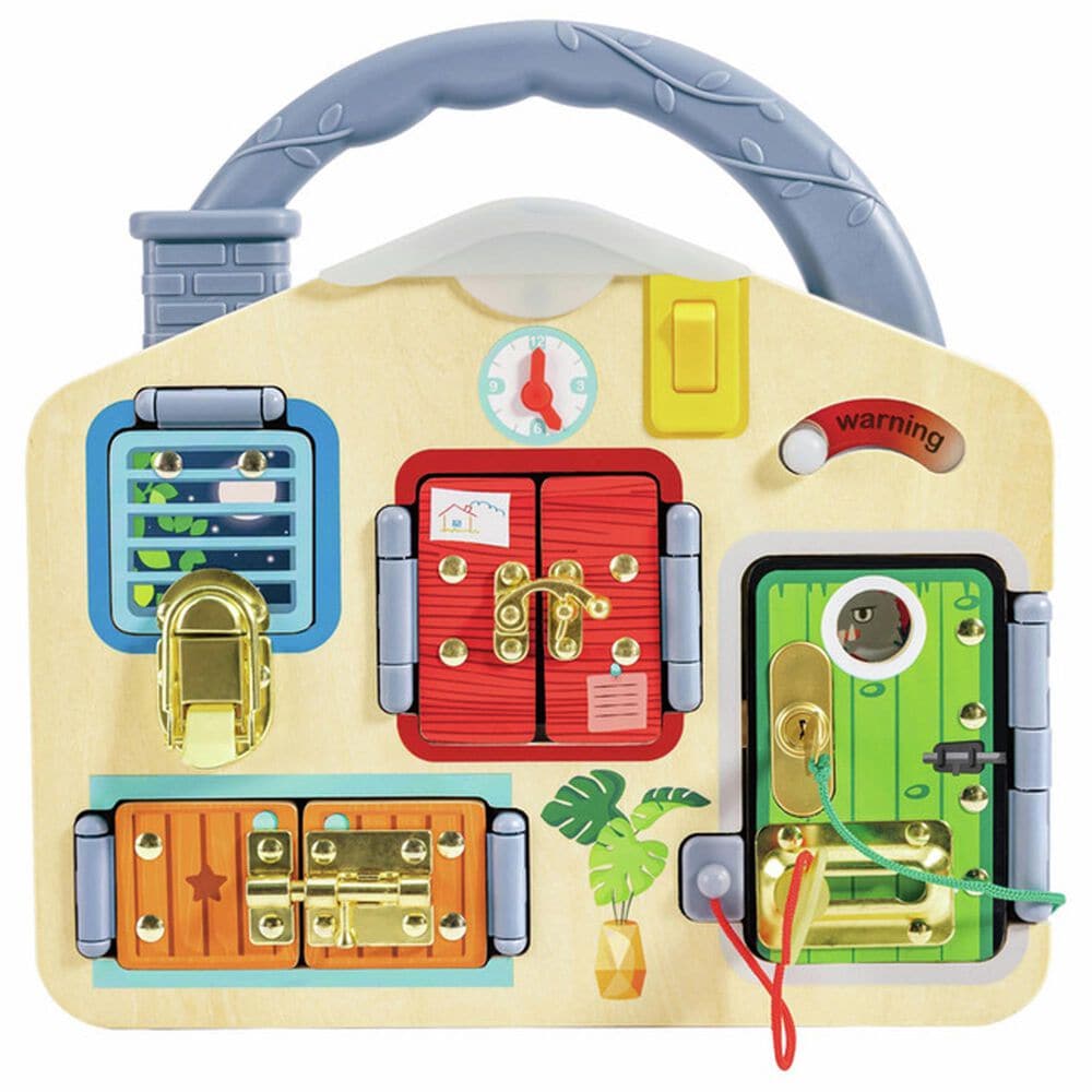 Hape Toys Lock and Learn Playboard, , large
