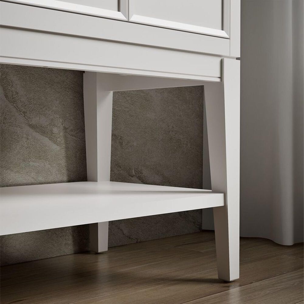 Kohler Winnow 36" Single Bathroom Vanity in White with 2 cm White Quartz Top, , large