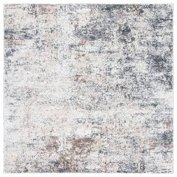 Safavieh Aston ASN705 3" Square Ivory and Grey Area Rug, , large
