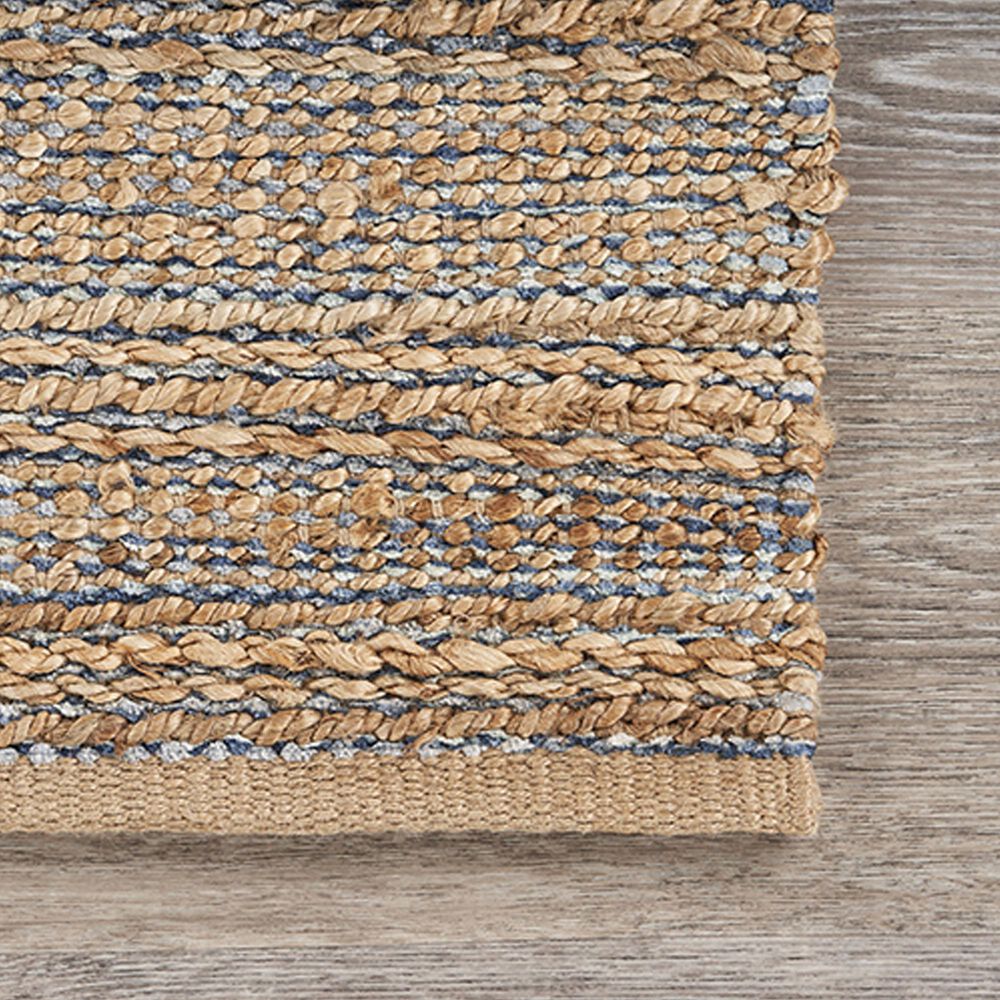 L&amp;R Resources Natural Fiber 9&#39; x 12&#39; Navy Area Rug, , large