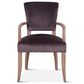 Home Trends & Design Mindy Arm Chair in Asphalt Gray, , large
